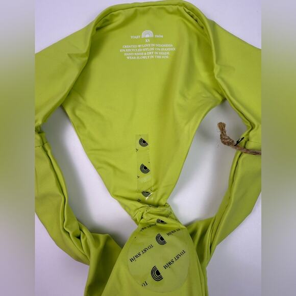 NWT Free People x Toast Bikini Set One Shoulder Top Low Rise Bottom
Daiquiri XS - Picture 7 of 10